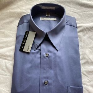 Geoffrey Beene blue button down
